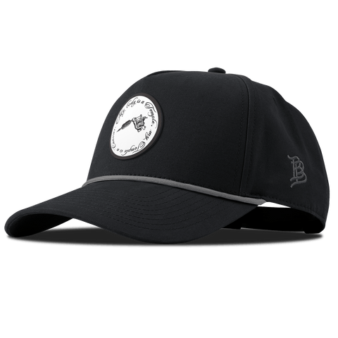 Artist Choice Curved Canvas 5 Panel Rope Back Vintage Black