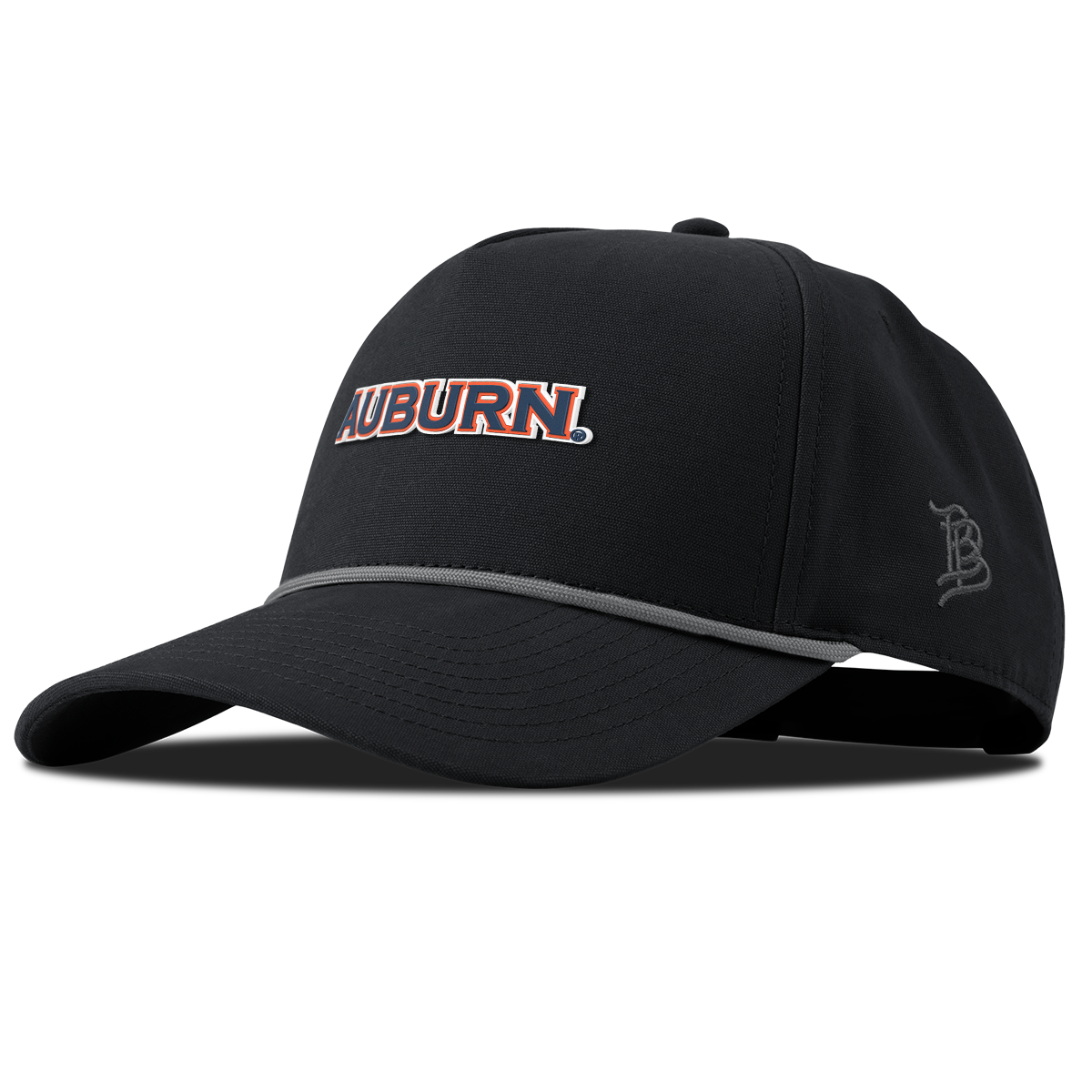 Auburn University "Auburn Block" Curved Canvas 5 Panel Rope Vintage Black
