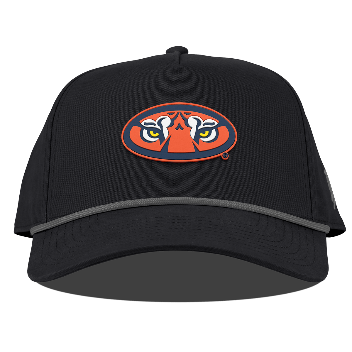 Auburn University "Auburn Tiger Eyes" Curved Canvas 5 Panel Rope Vintage Black