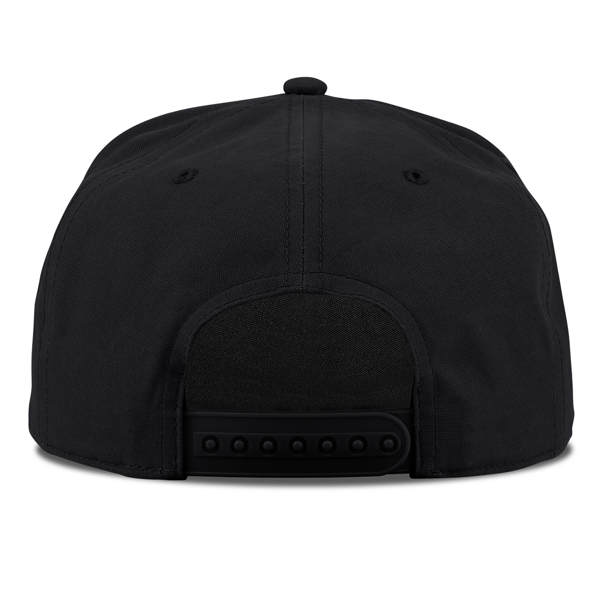 University of Kansas "Kansas Football Legacy" Curved Canvas 5 Panel Rope Back Vintage Black