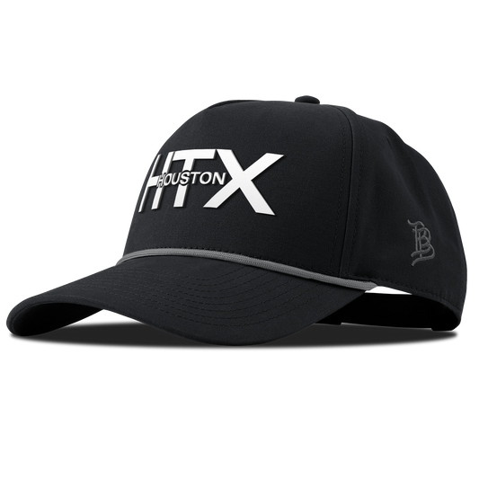 City Block Houston (HTX) Curved Canvas 5 Panel Rope Vintage Black