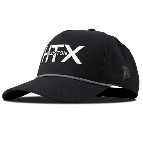 City Block Houston (HTX) Curved Canvas 5 Panel Rope Vintage Black