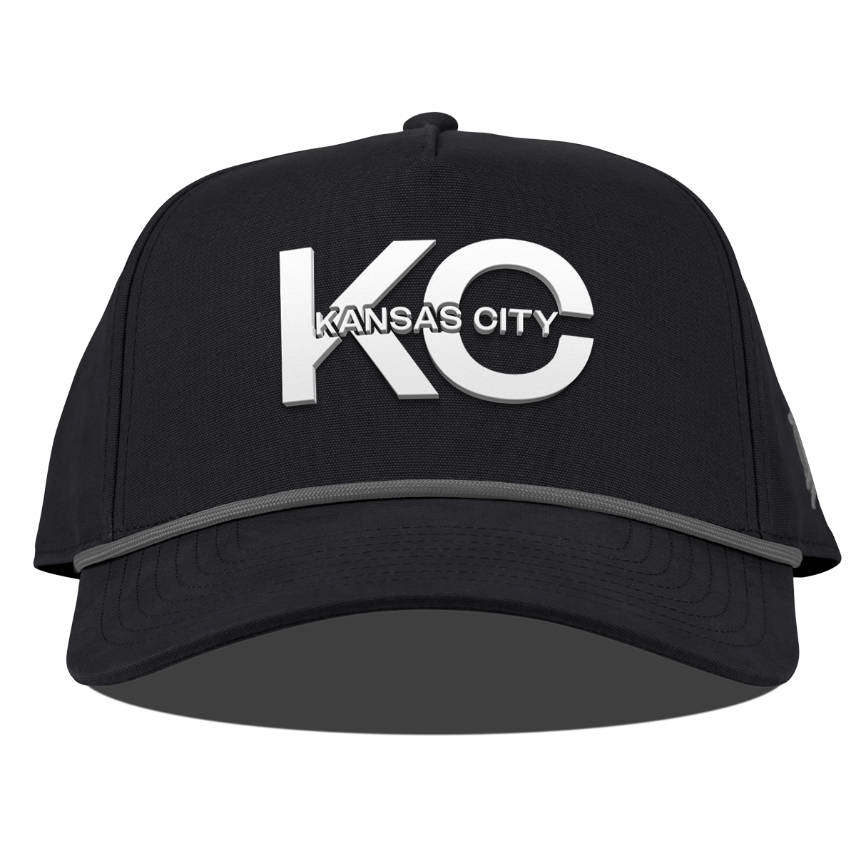 City Block Kansas City Curved Canvas 5 Panel Rope Vintage Black