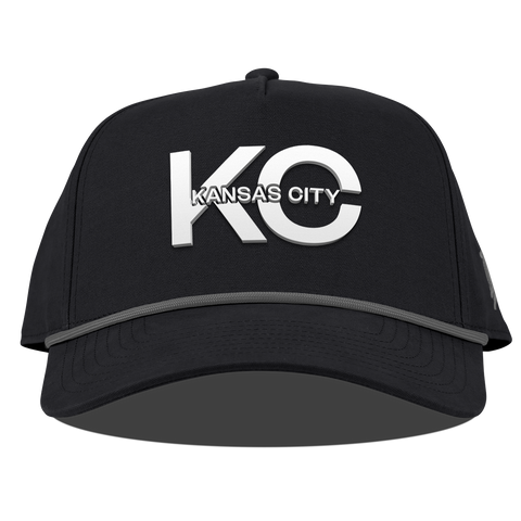 City Block Kansas City Curved Canvas 5 Panel Rope Vintage Black