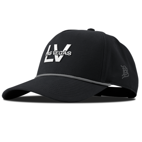 City Block Las Vegas (LV) Curved Canvas 5 Panel Rope Vintage Black
