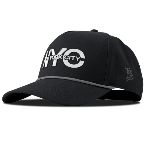 City Block New York Canvas 5 Panel Rope Vintage Black