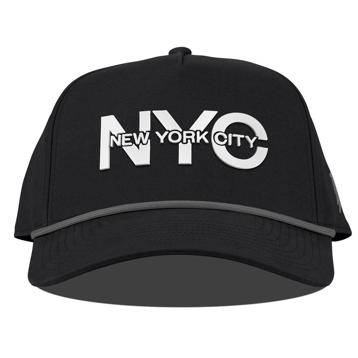 City Block New York Canvas 5 Panel Rope Vintage Black