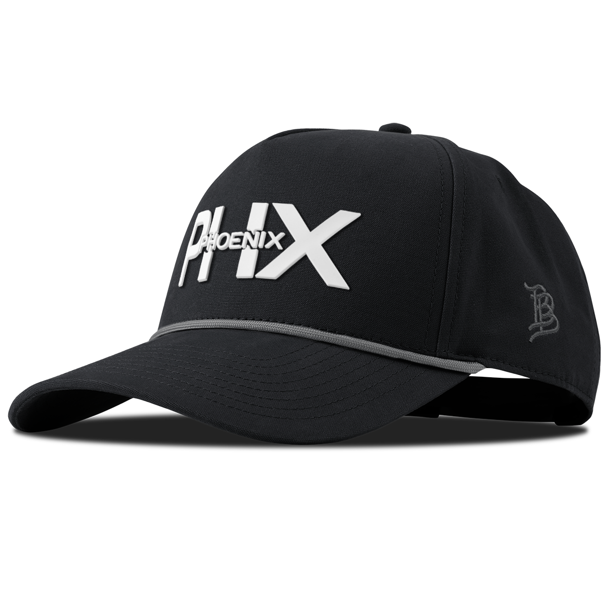 City Block Phoenix Canvas 5 Panel Rope Vintage Black