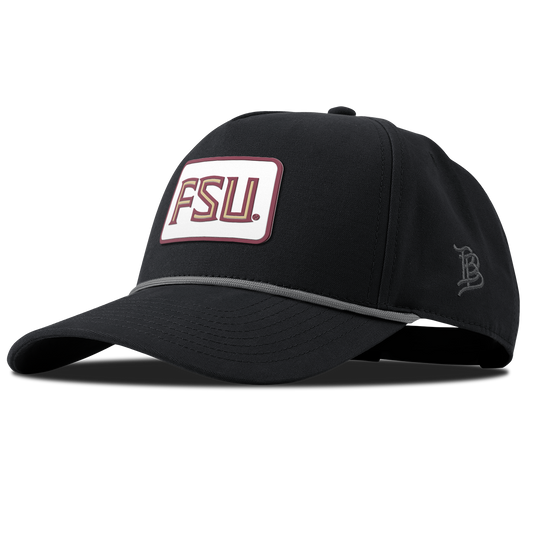 Florida State University "FSU Badge" Curved Canvas 5 Panel Rope Vintage Black