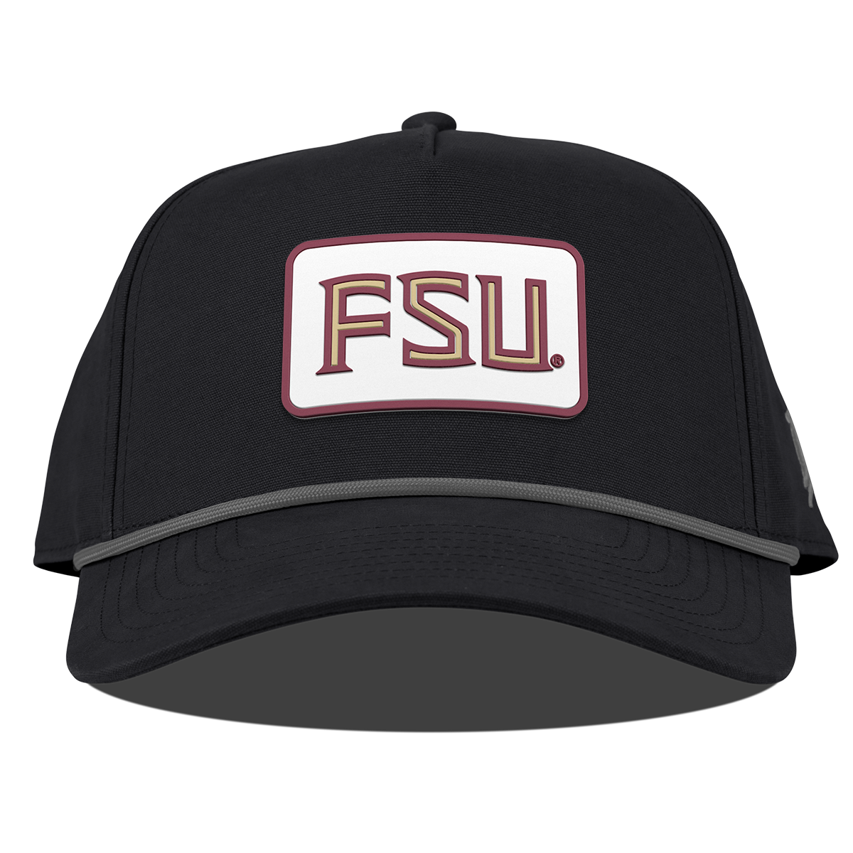 Florida State University "FSU Badge" Curved Canvas 5 Panel Rope Vintage Black