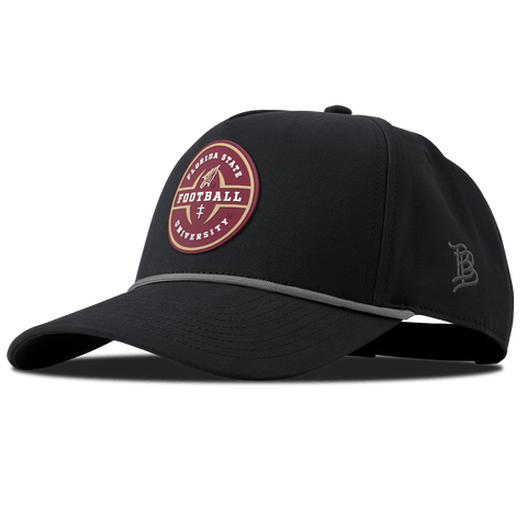 Florida State University "Florida State Football Legacy" Curved Canvas 5 Panel Rope Vintage Black