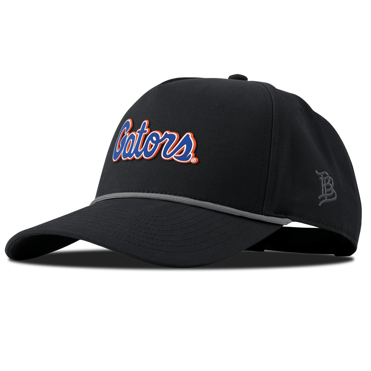 University of Florida "Gator Script" Curved Canvas 5 Panel Rope Vintage Black