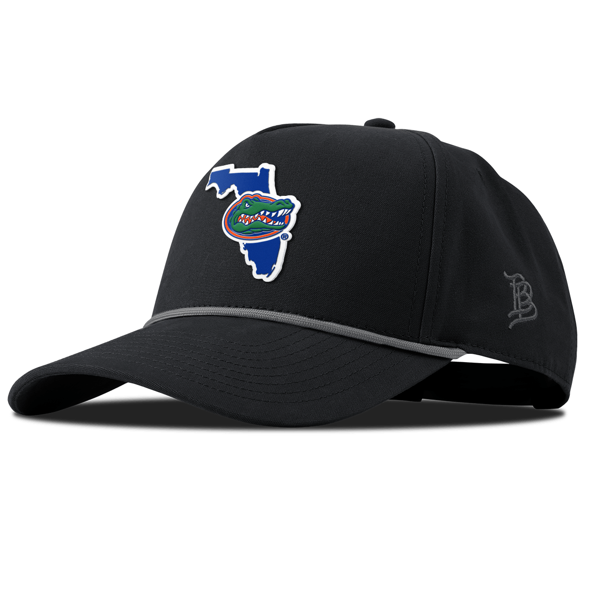 University of Florida "Gator State" Curved Canvas 5 Panel Rope Vintage Black