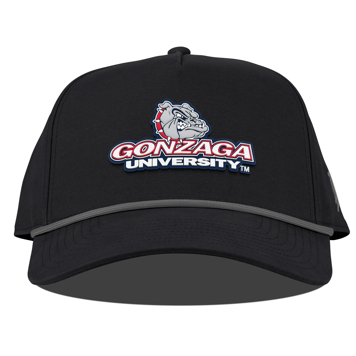 Gonzaga University "Gonzaga Team Logo" Curved Canvas 5 Panel Rope Vintage Black