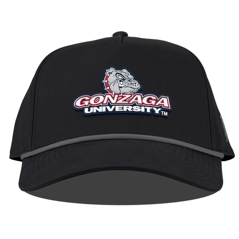 Gonzaga University "Gonzaga Team Logo" Curved Canvas 5 Panel Rope Vintage Black