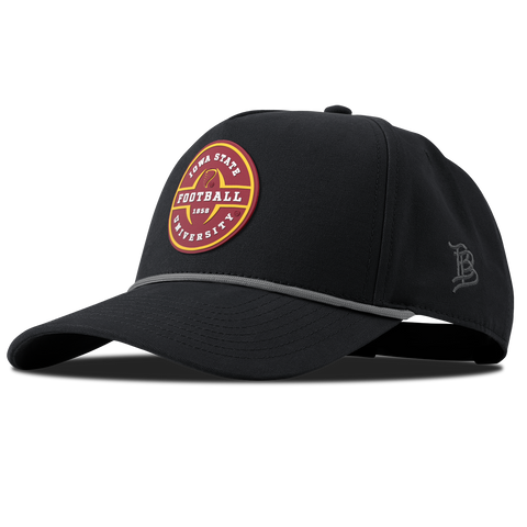 Iowa State University "Iowa State Football Legacy" Curved Canvas 5 Panel Rope Vintage Black