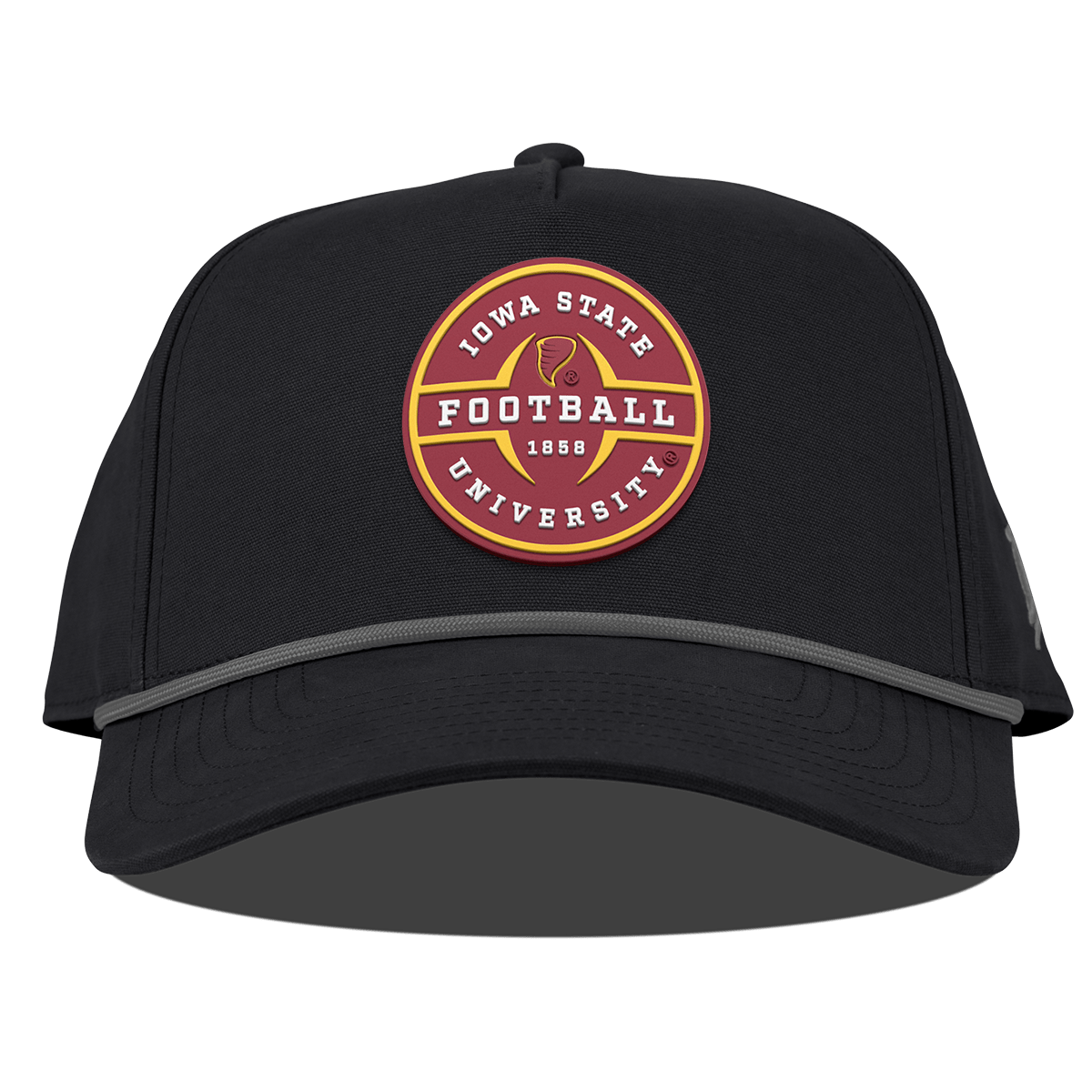 Iowa State University "Iowa State Football Legacy" Curved Canvas 5 Panel Rope Vintage Black