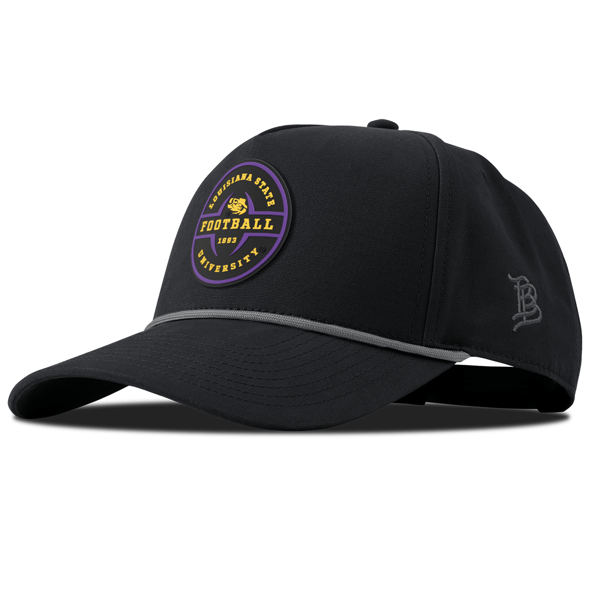 Louisiana State University "LSU Football Legacy" Curved Canvas 5 Panel Rope Vintage Black
