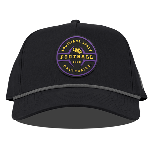 Louisiana State University "LSU Football Legacy" Curved Canvas 5 Panel Rope Vintage Black