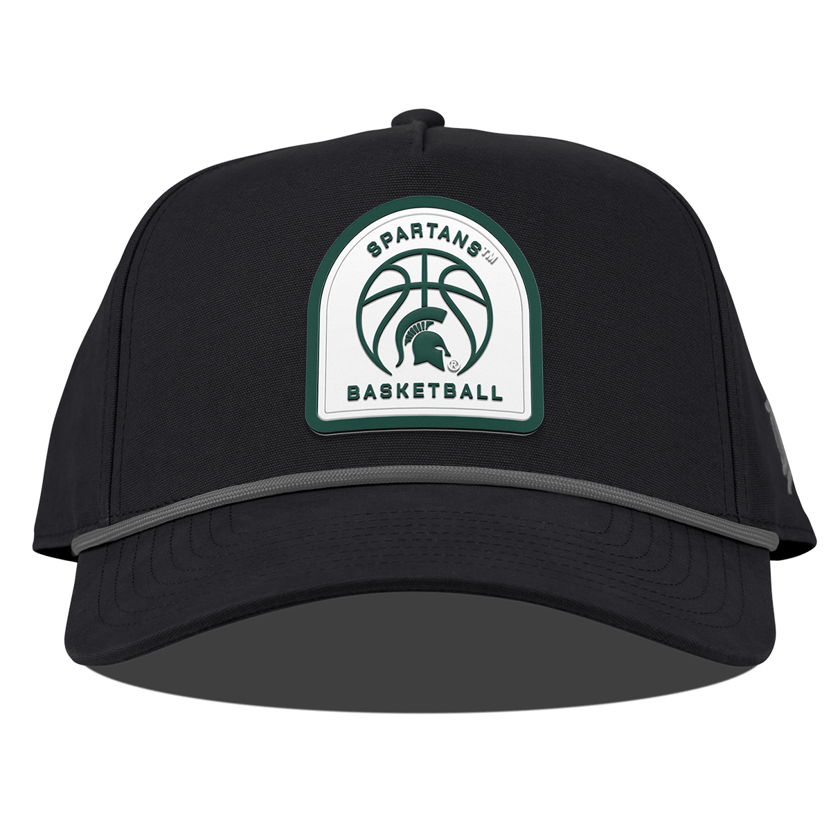 Michigan State University "Michigan State Basketball" Curved Canvas 5 Panel Rope Vintage Black