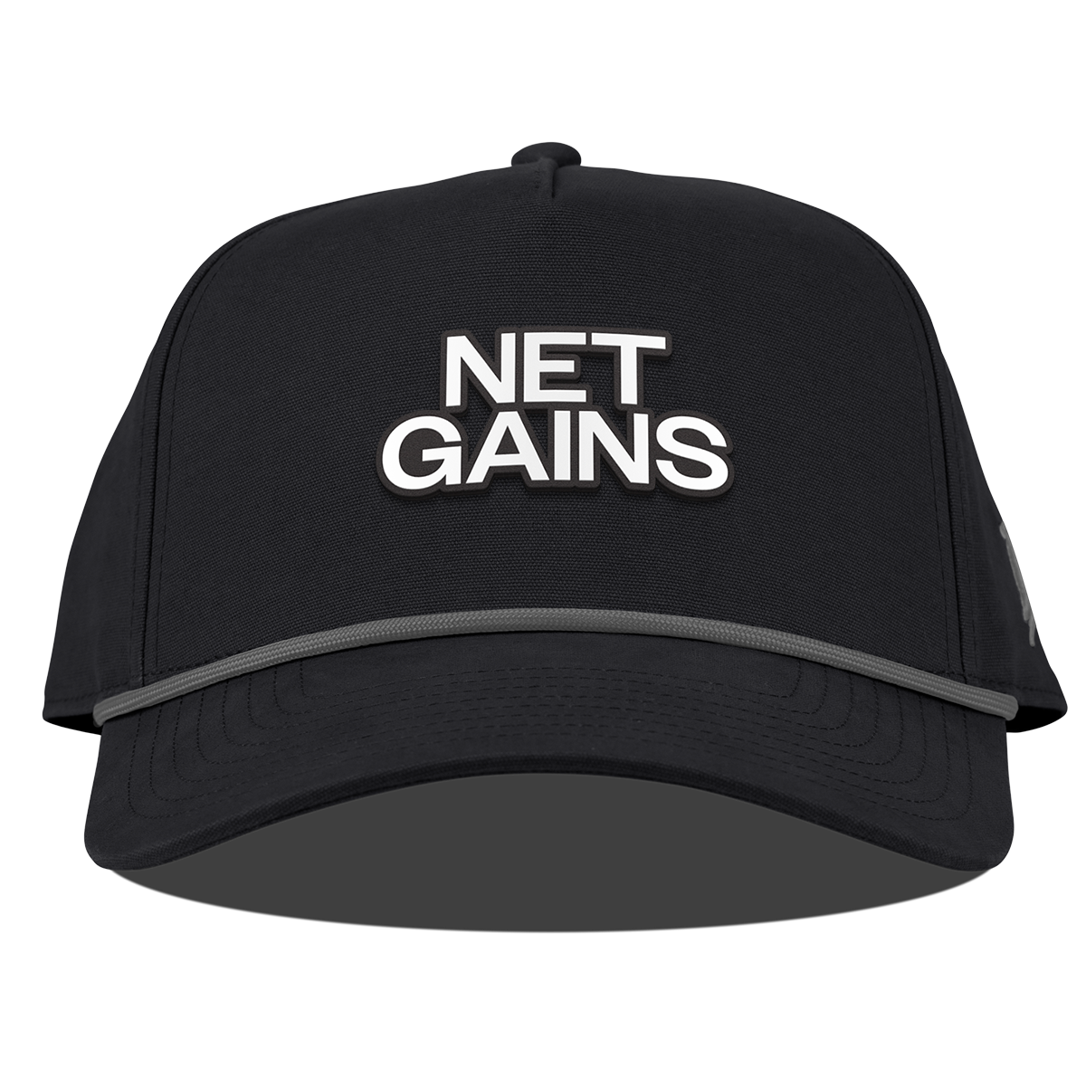 Net Gains Curved Canvas 5 Panel Rope Vintage Black