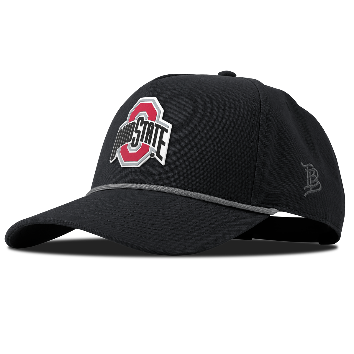Ohio State University "Ohio State Team Logo" Curved Canvas 5 Panel Rope Vintage Black