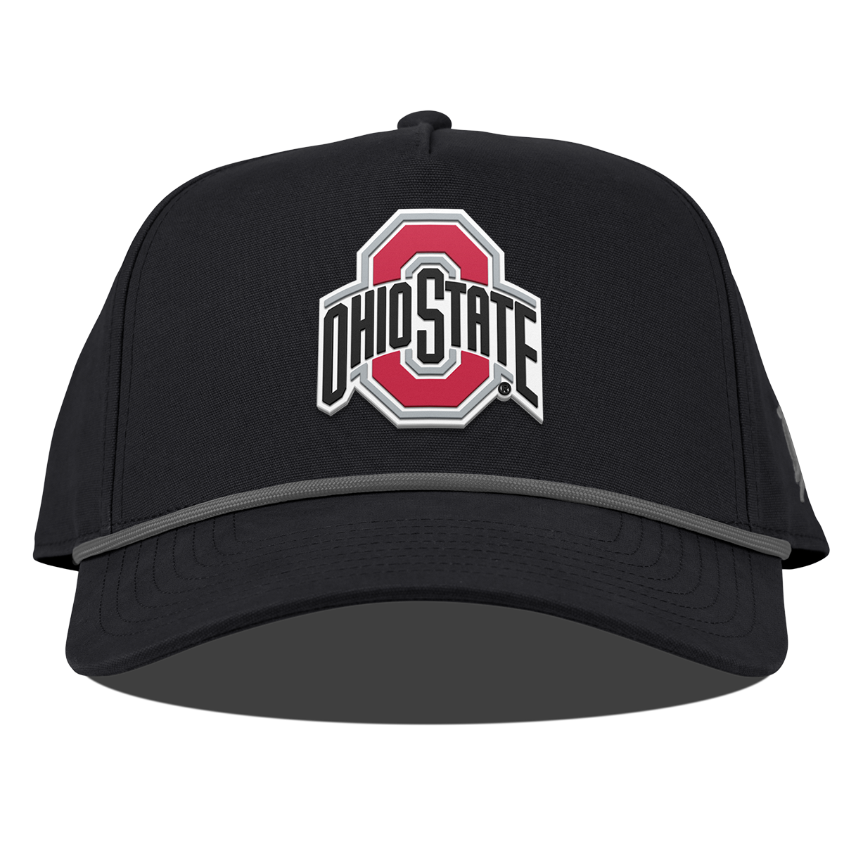 Ohio State University "Ohio State Team Logo" Curved Canvas 5 Panel Rope Vintage Black