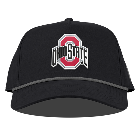 Ohio State University "Ohio State Team Logo" Curved Canvas 5 Panel Rope Vintage Black