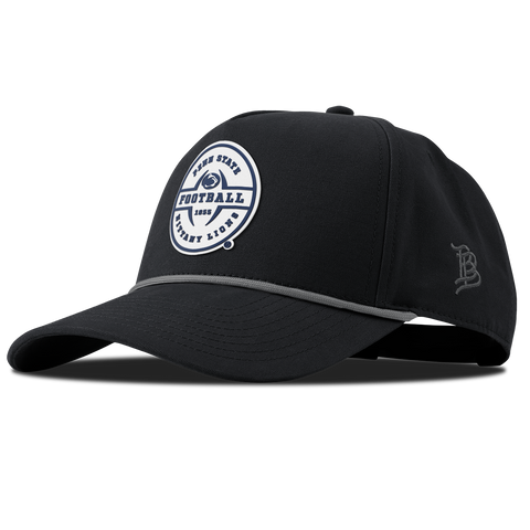Penn State University "Penn State Football Legacy" Curved Canvas 5 Panel Rope Vintage Black