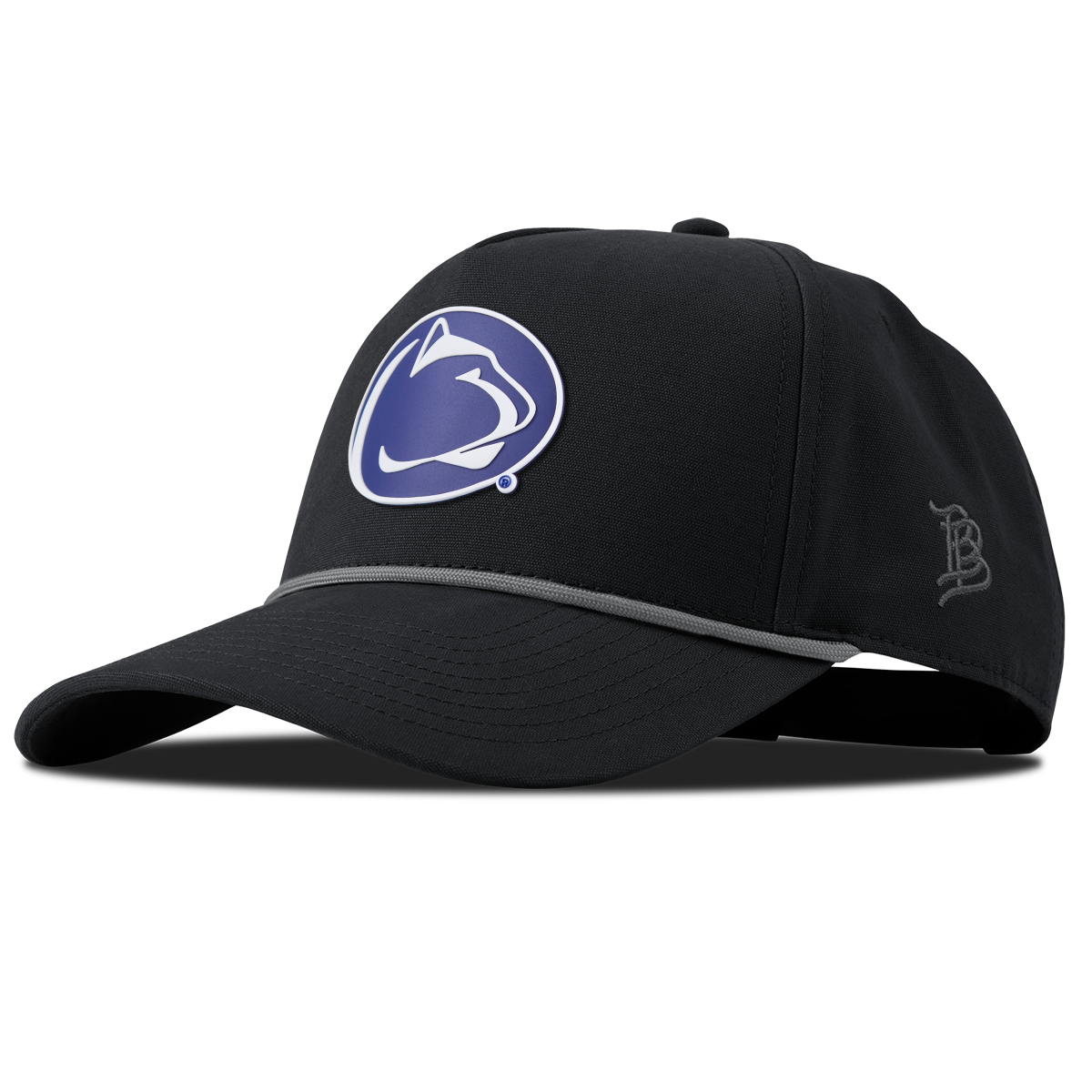 Pennsylvania State University "Penn State Team Logo" Curved Canvas 5 Panel Rope Vintage Black