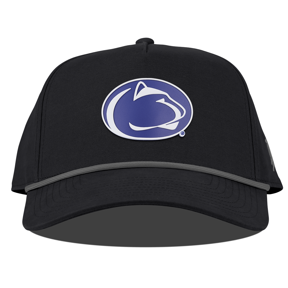 Pennsylvania State University "Penn State Team Logo" Curved Canvas 5 Panel Rope Vintage Black
