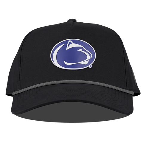 Pennsylvania State University "Penn State Team Logo" Curved Canvas 5 Panel Rope Vintage Black