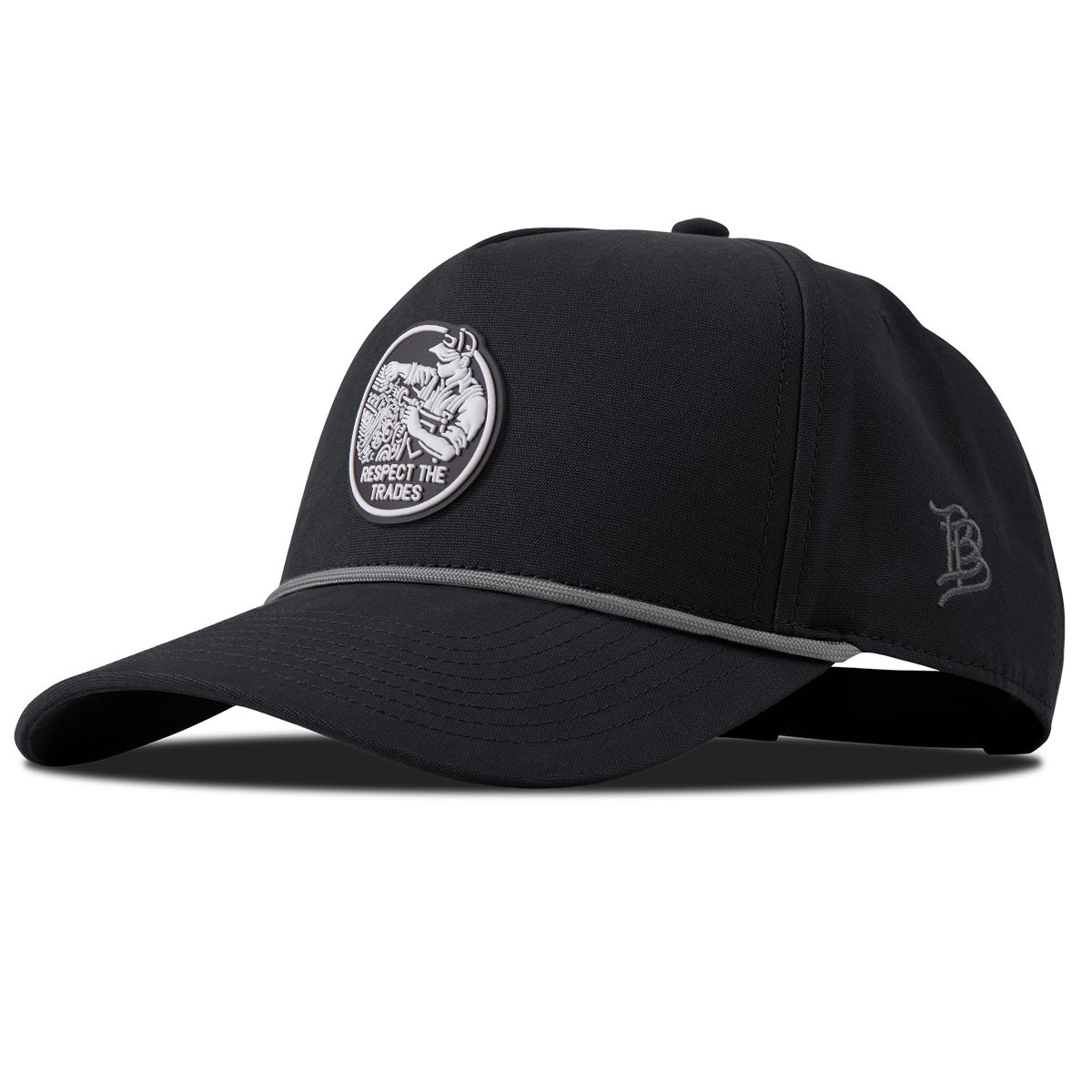 Respect The Trades Mechanic Canvas 5 Panel Rope Vintage Black