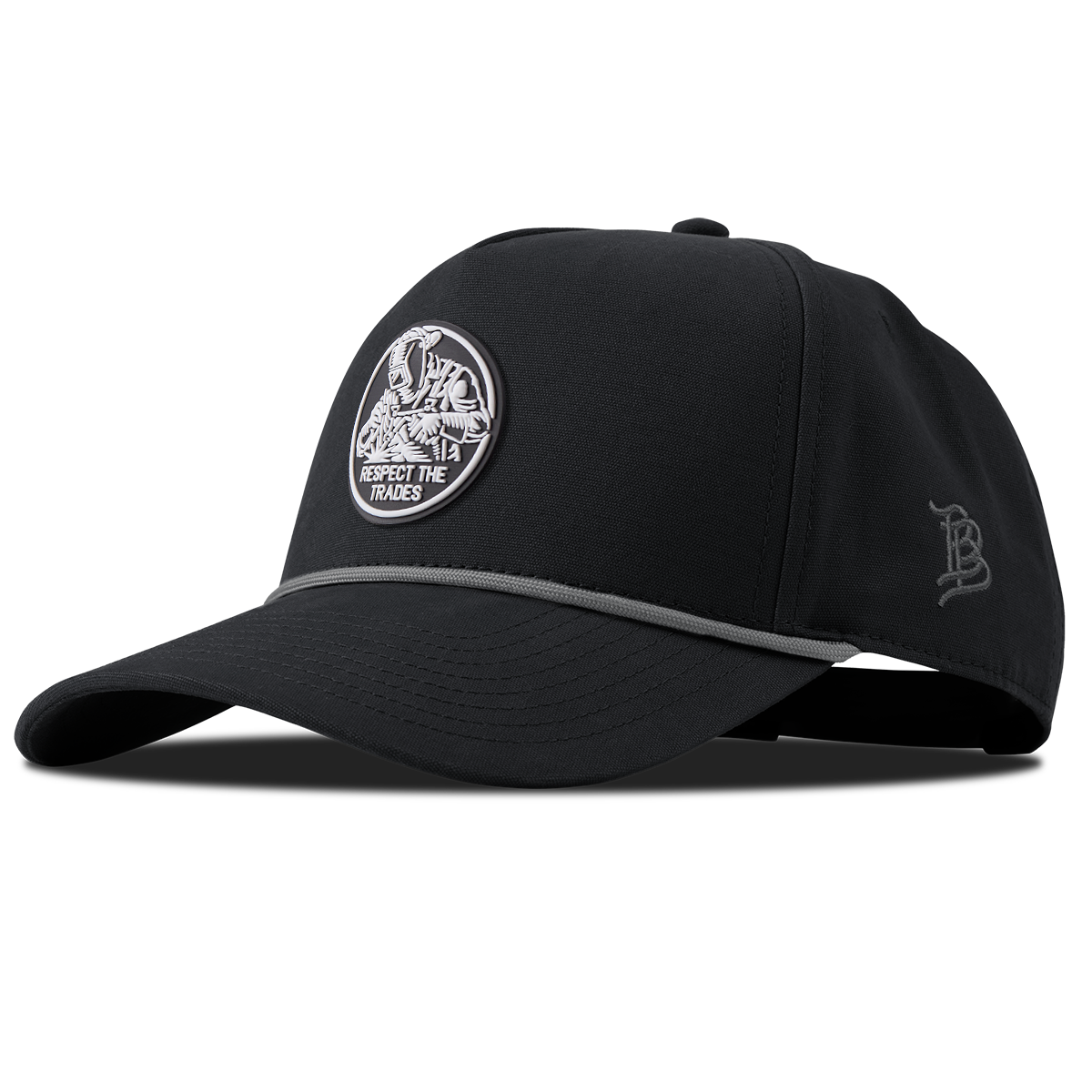 Respect The Trades Welder Canvas 5 Panel Rope Vintage Black