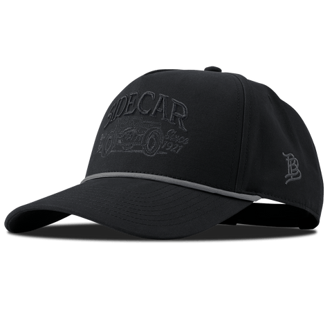 Sidecar Moto Bar Curved Canvas 5 Panel Rope Back Vintage Black