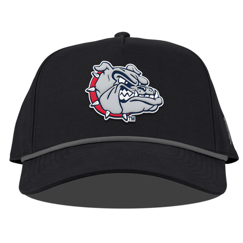Gonzaga University "Spike The Bulldog" Curved Canvas 5 Panel Rope Vintage Black