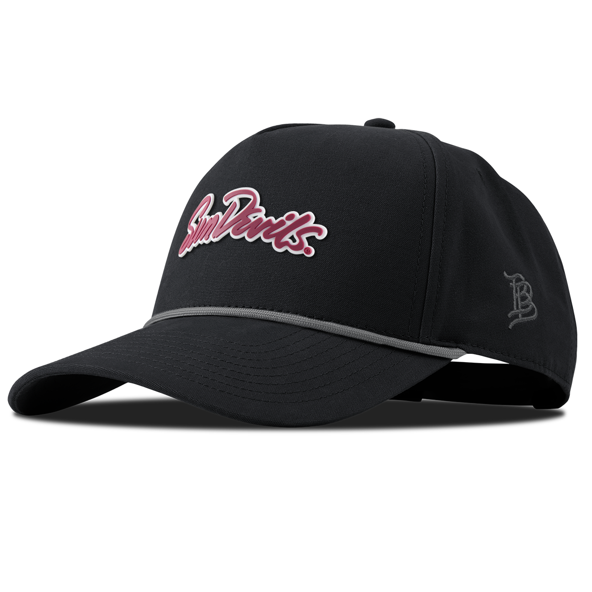 Arizona State University "Sun Devils Script" Curved Canvas 5 Panel Rope Vintage Black