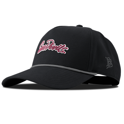 Arizona State University "Sun Devils Script" Curved Canvas 5 Panel Rope Vintage Black