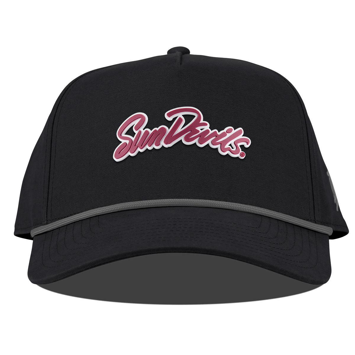 Arizona State University "Sun Devils Script" Curved Canvas 5 Panel Rope Vintage Black