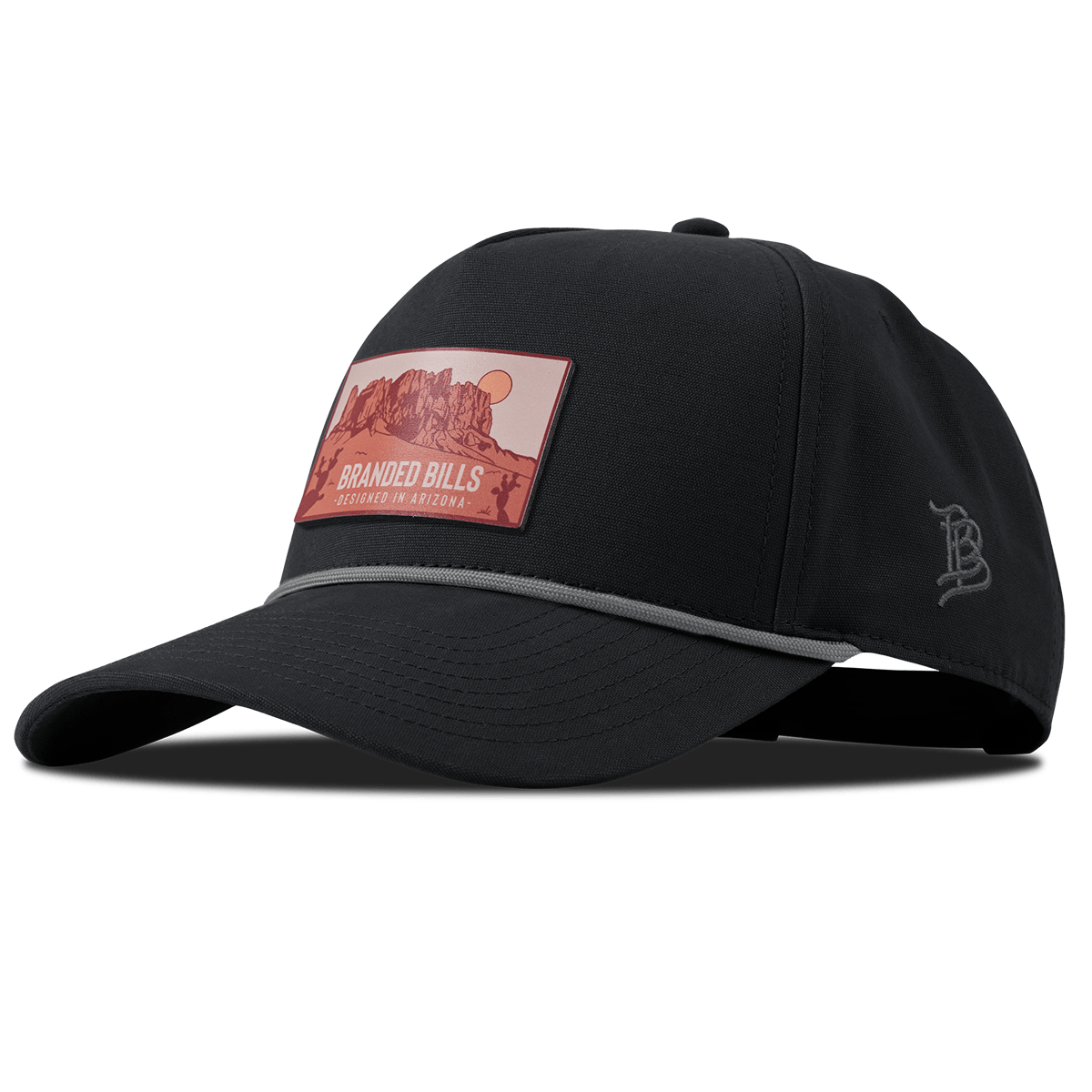 Superstitions Canvas 5 Panel Rope Vintage Black