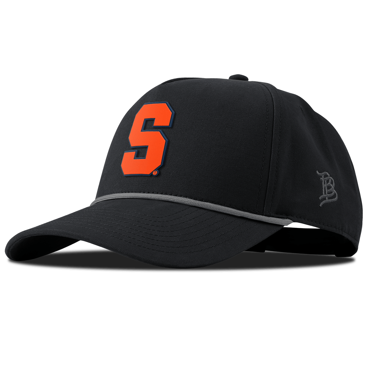 Syracuse University "Syracuse Orange Block" Curved Canvas 5 Panel Rope Vintage Black