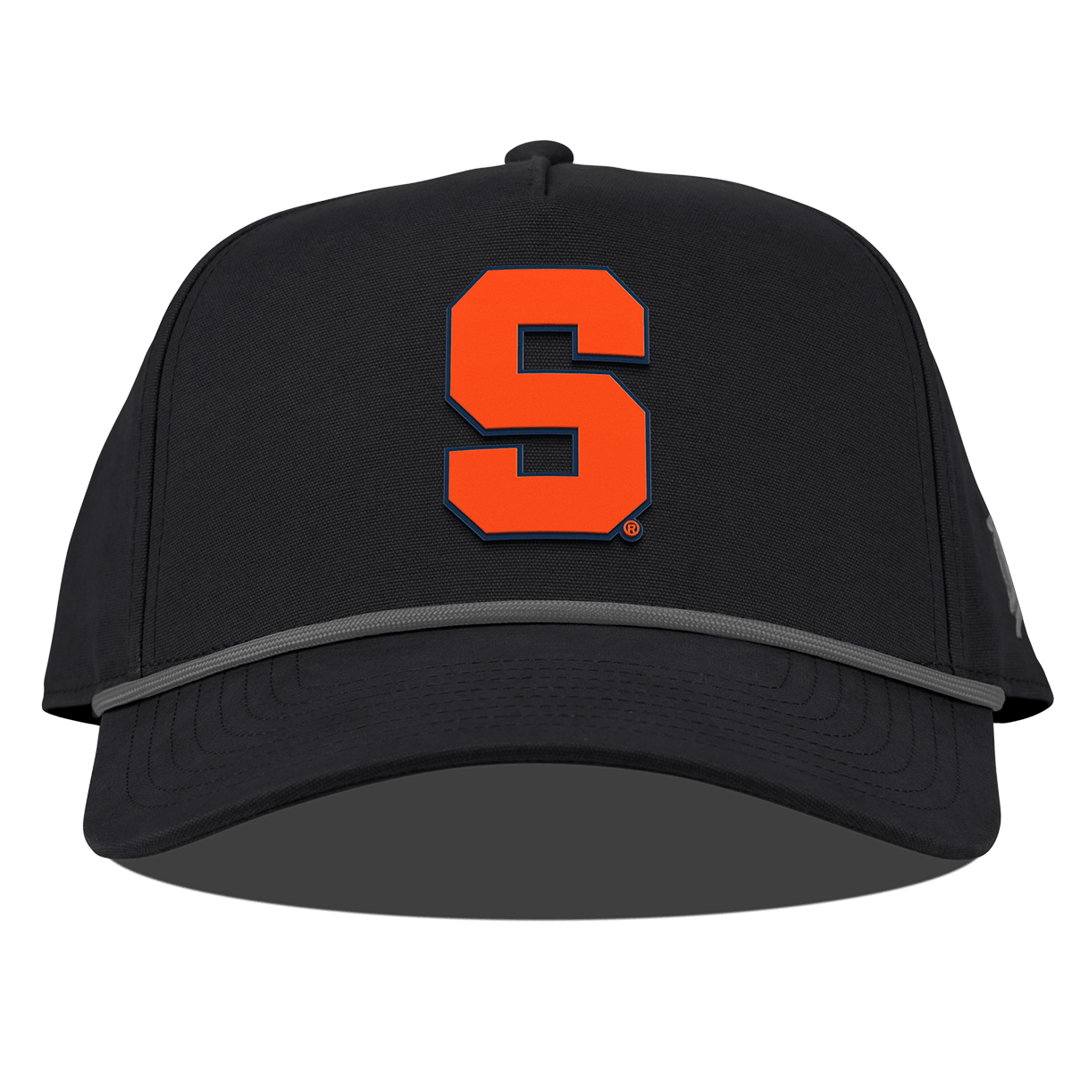 Syracuse University "Syracuse Orange Block" Curved Canvas 5 Panel Rope Vintage Black