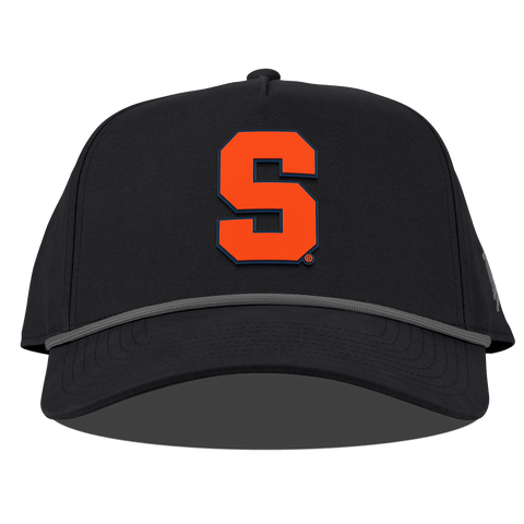 Syracuse University "Syracuse Orange Block" Curved Canvas 5 Panel Rope Vintage Black