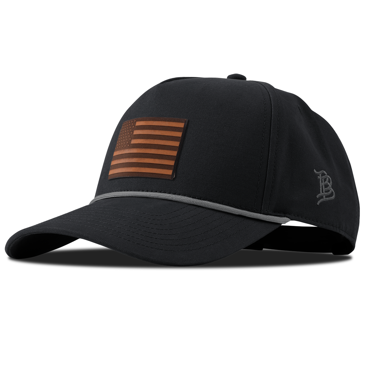 Old Glory Canvas 5 Panel Rope Vintage Black