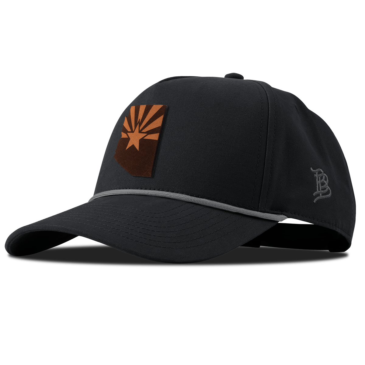 Arizona 48 Canvas 5 Panel Rope Vintage Black