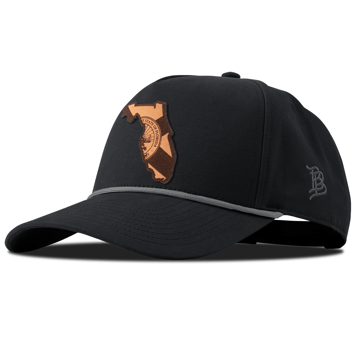 Florida 27 Canvas 5 Panel Rope Vintage Black