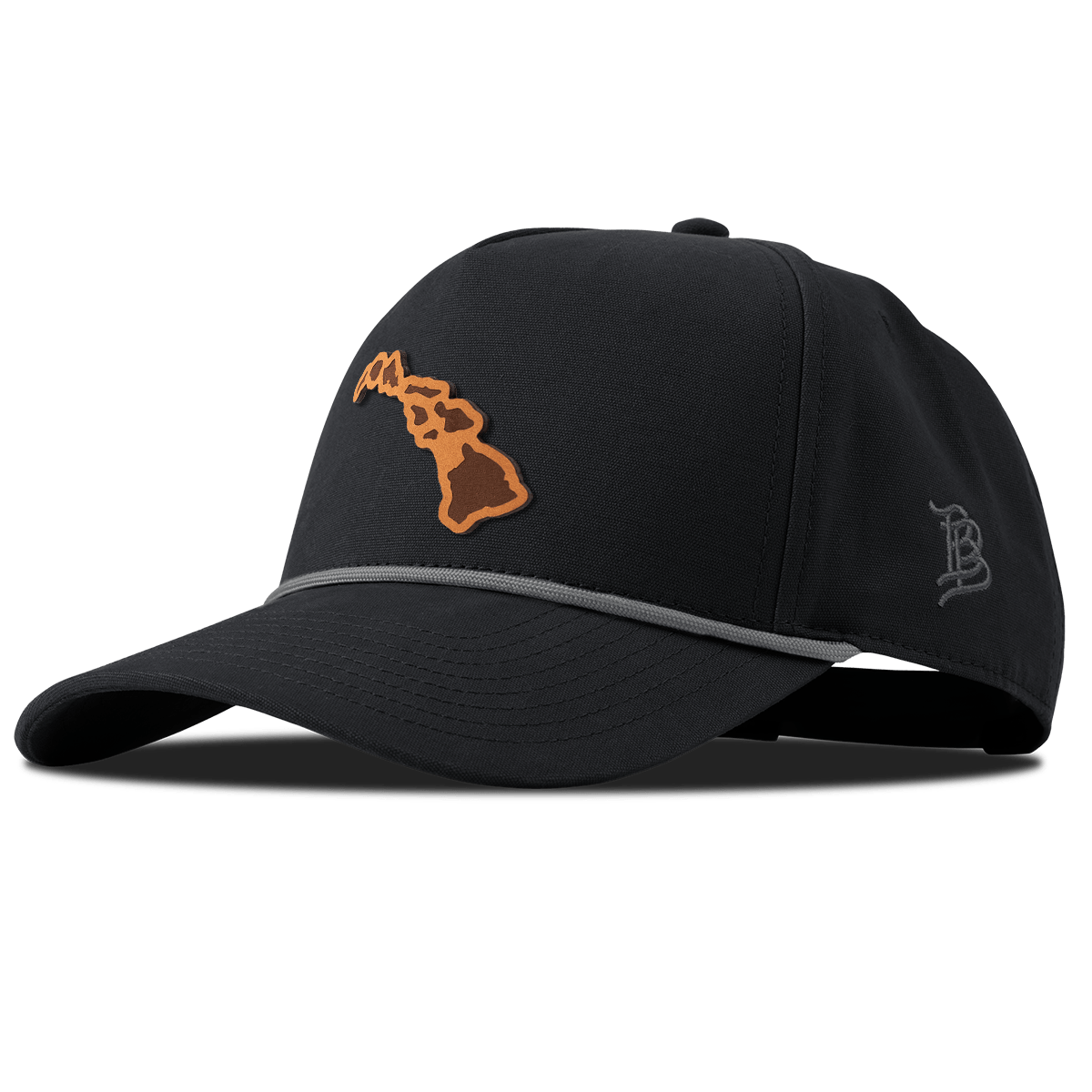 Hawaii 50 Canvas 5 Panel Rope Vintage Black