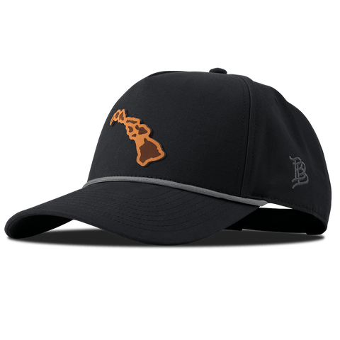 Hawaii 50 Canvas 5 Panel Rope Vintage Black