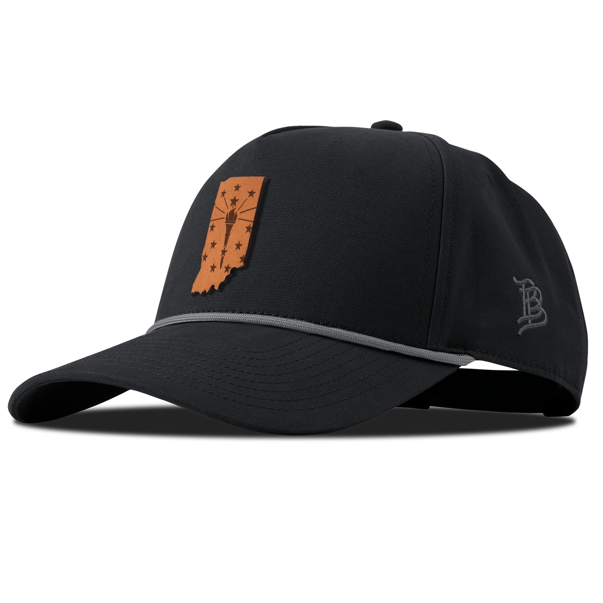 Indiana 19  Canvas 5 Panel Rope Vintage Black