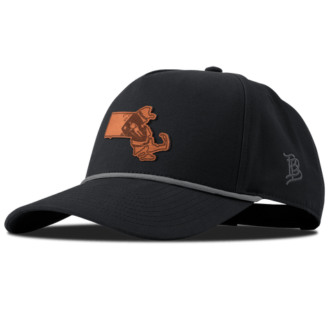 Massachusetts 6 Canvas 5 Panel Rope Vintage Black